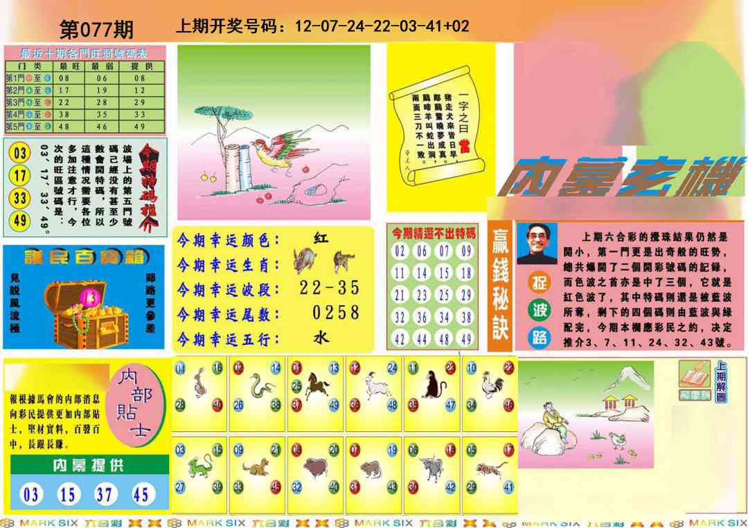 077期九龍内幕A(推荐)[图]