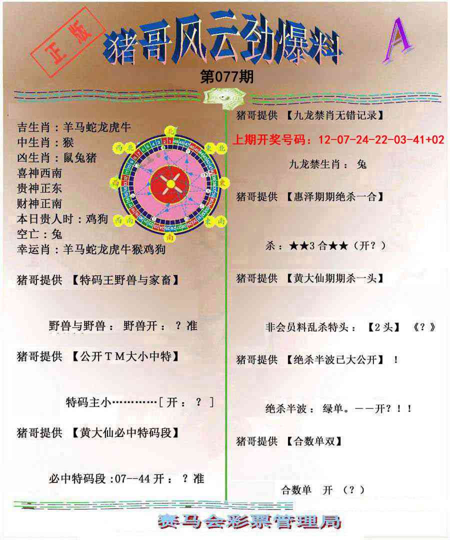 077期猪哥风云劲爆料A[图]